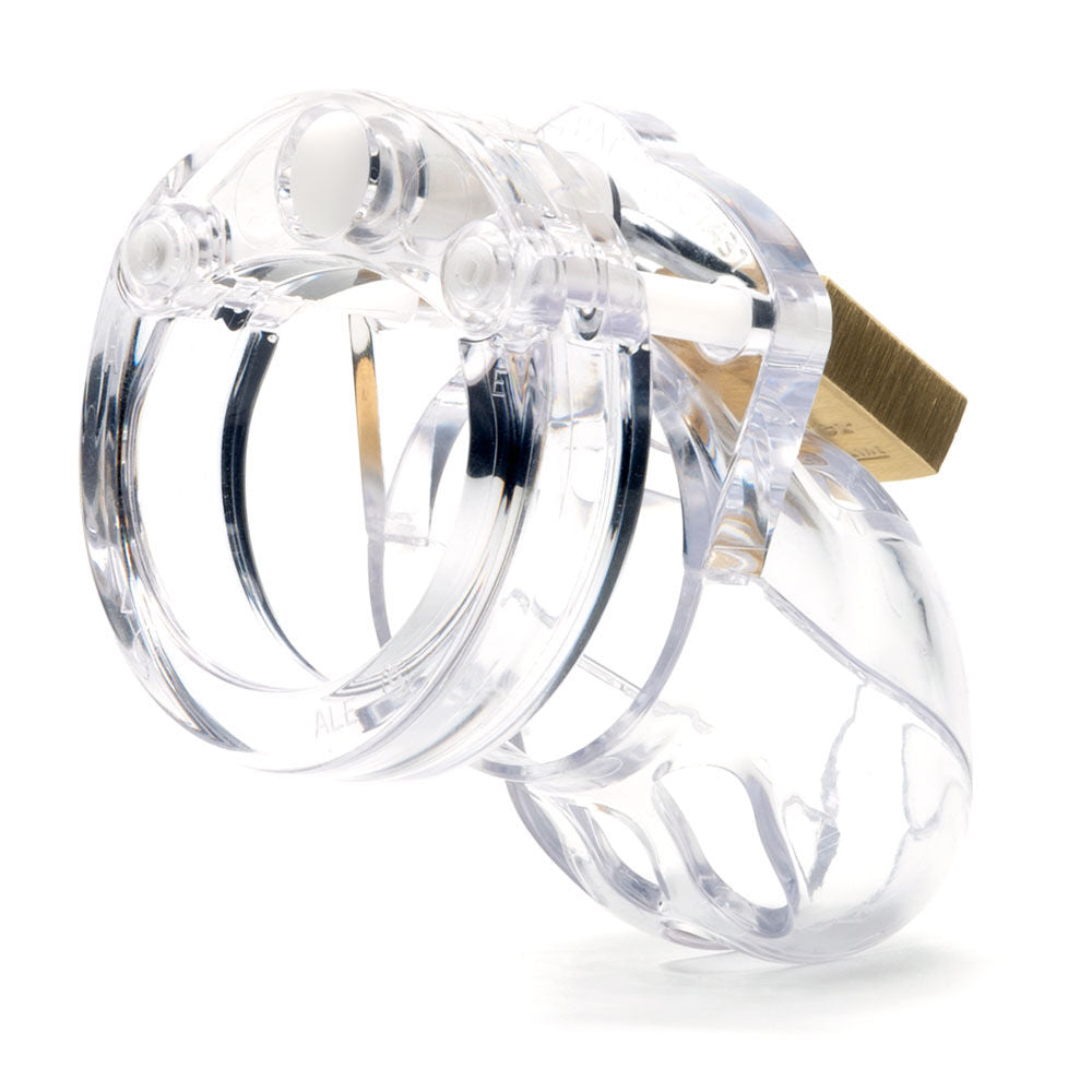 Mr. stubb chastity cock cage kit - clear - Product bottom view  | Flirtybay